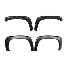 Front & Rear Fender Flares Kit for 1999–2013 Chevy Silverado & GMC Sierra 1500/2500HD/3500HD