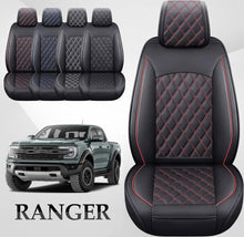 Load image into Gallery viewer, Custom Fit Ford Ranger (2019-2025) Leather Car Seat Covers Full Set
