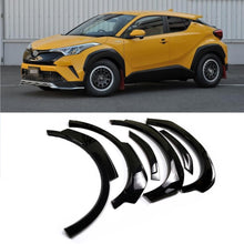 Load image into Gallery viewer, Front &amp; Rear Fender Flares Kit for 2017–2023 Toyota C-HR – 6-Piece Glossy Black