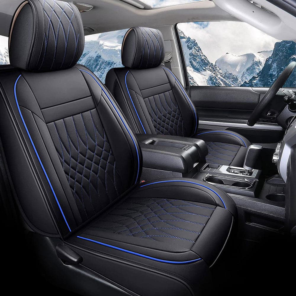 Custom For Toyota Tundra (2014-2025) Leather Car Seat Covers Full Set