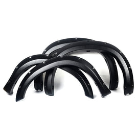 Fender Flares 4PCS Front & Rear Wheel Arch for 2007–2026 Toyota Tundra – Pocket-Riveted Matte Black