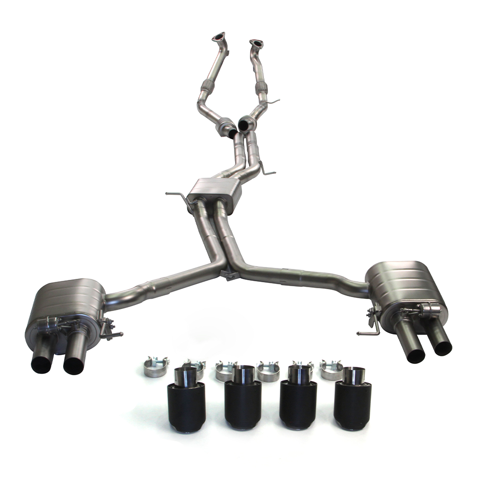 Valved Sport Exhaust System for Audi B9 S4/S5 3.0T 2018–2020 | Dual Exit | Steel/Titanium