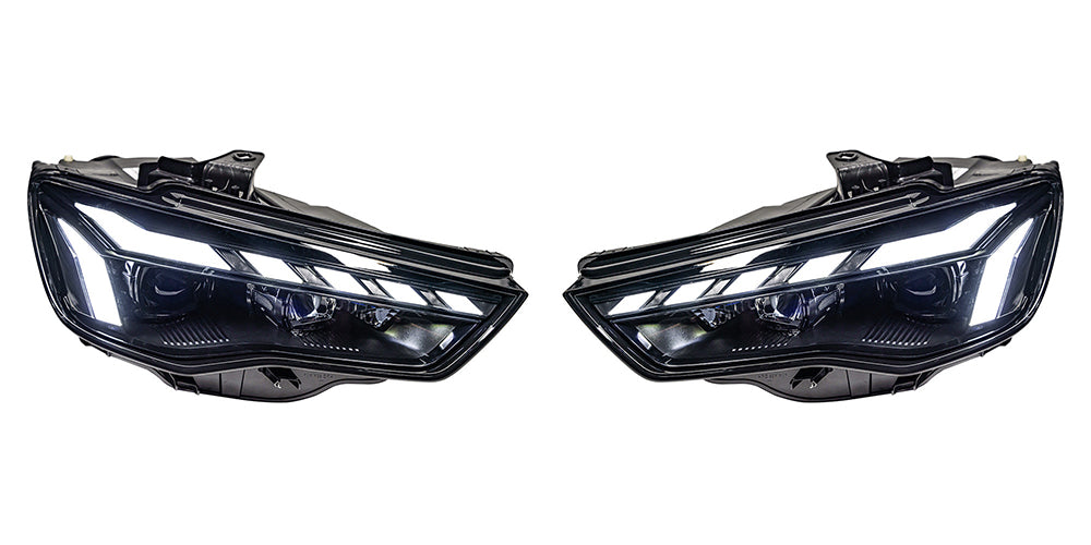LED Headlights for Audi A3 2013-2020 – DRL, Projector Lens, Full Upgrade Kit