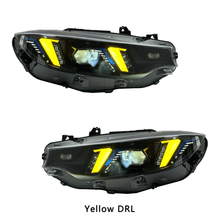 Load image into Gallery viewer, LED Headlights for BMW 4 Series F32 F82 F36 (2013-2020) – Snake Eyes Style, Projector Lens with Yellow DRL