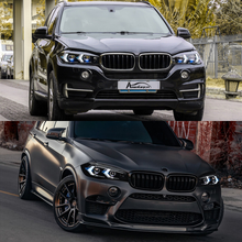 Load image into Gallery viewer, LED Headlights For BMW X5 F15 2014-2018 Double Lens Arrow Style Assembly Pair