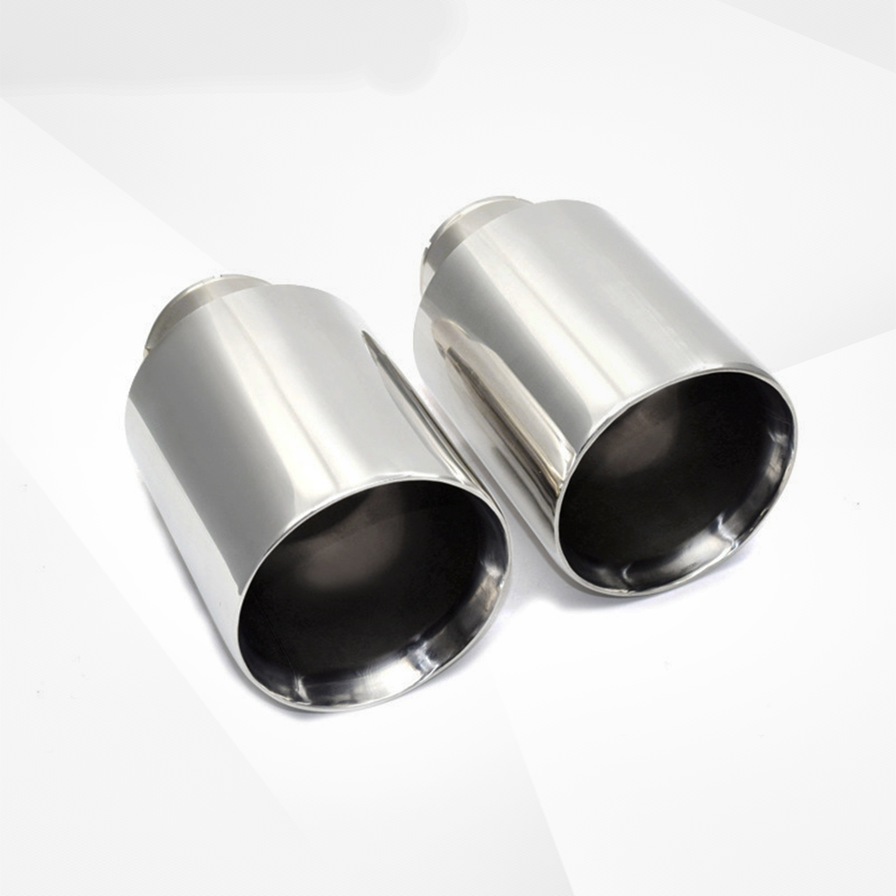 5" Exhaust Tips for Dodge Charger/Pickup – Chrome or Black Finish, Bolt-On Upgrade