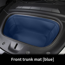 Load image into Gallery viewer, Leather Trunk Mats for Tesla Model 3/Y, Front &amp; Rear, Waterproof, Scratch-Resistant, Easy to Clean