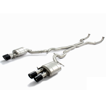 Load image into Gallery viewer, For BMW M5 F10 2012–2016 Performance Exhaust System – Front Pipe + Mid &amp; Rear Section, Stainless Steel/Titanium, with Valves
