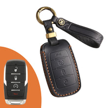 Load image into Gallery viewer, Genuine Leather Key Fob Case Compatible with RAM 1500, 2500, 3500, 4500, 5500 Pickup Trucks