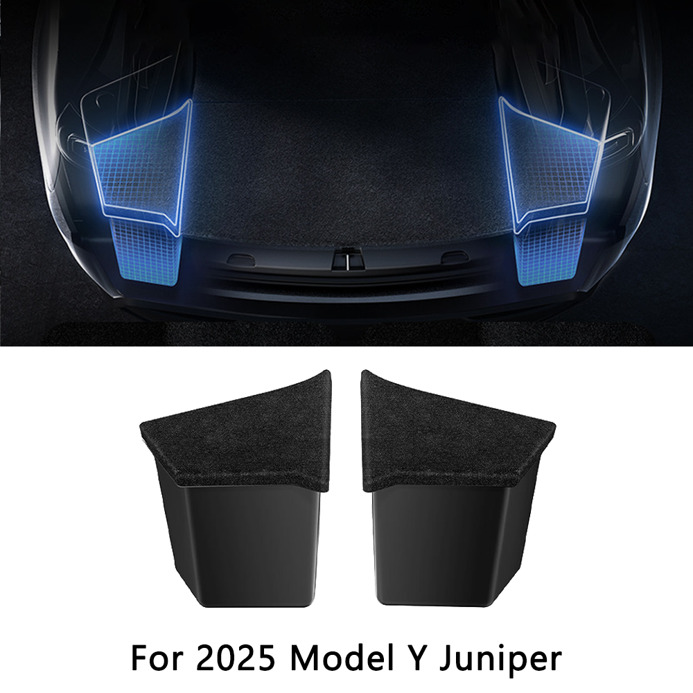 Tesla Model 3/Y Custom Storage Organizer 10-Piece Set - Highland/Juniper Floor Mats+Trunk Bucket+Phone Holder