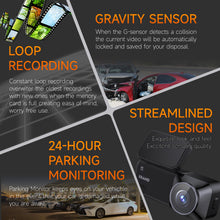 Load image into Gallery viewer, 2025 New 4K Dash Cam Front and Rear with WiFi &amp; GPS, Mini Hidden Car Camera Recorder