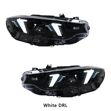 Load image into Gallery viewer, LED Headlights for BMW 4 Series F32 F82 F36 (2013-2020) – Snake Eyes Style, Projector Lens with Yellow DRL