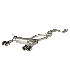 For BMW F8x M3/M4 (2014–2020) Full Exhaust System with Valves – Front + Mid-Rear Section, Titanium or Stainless Steel