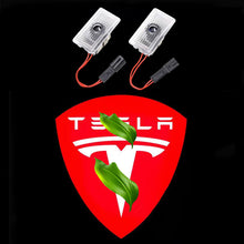 Load image into Gallery viewer, Car Door Lights for Tesla Model 3/Y/X/S Logo Projector,LED Welcome Lights