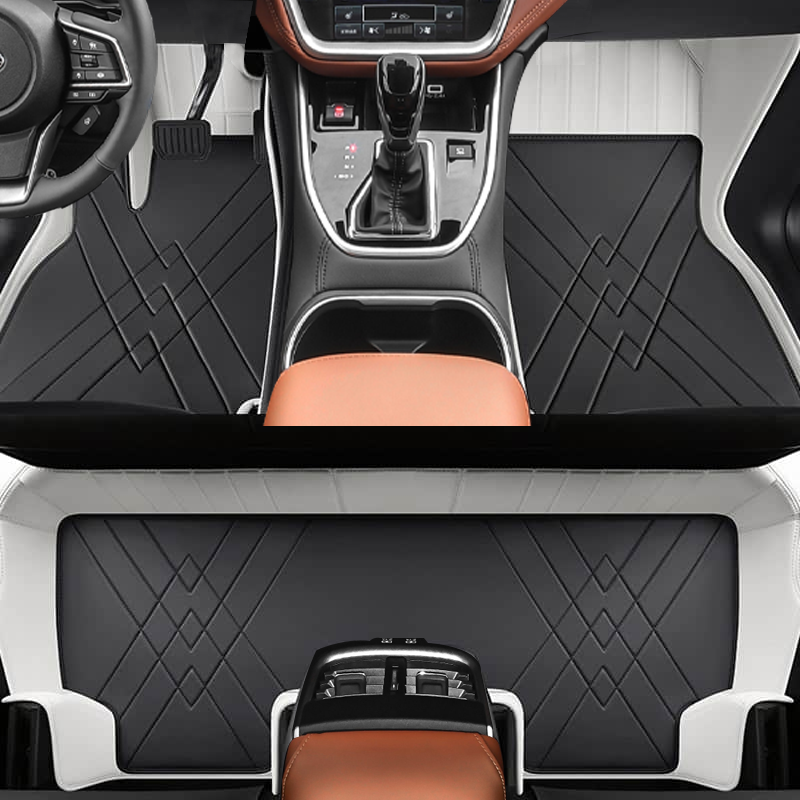 Custom Leather All-Weather Floor Mats for Subaru Forester, Crosstrek, Outback and Impreza (2009-2025)