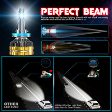 Load image into Gallery viewer, LED Headlight Bulbs, H11/H4/9005 (HB3)/9006 (HB4) Compatible, 300W 30000 LM 6500K (2-Pack)