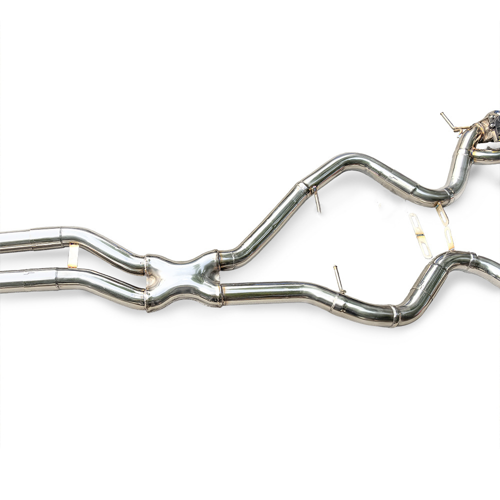 Valvetronic Exhaust System for BMW 335i E90/E91/E92/E93 – N55 3.0T, Stainless Steel or Titanium