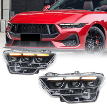 Load image into Gallery viewer, For Ford Mustang S650 Headlight Assembly 2023–2025 Sequential Turn Signal Plug &amp; Play