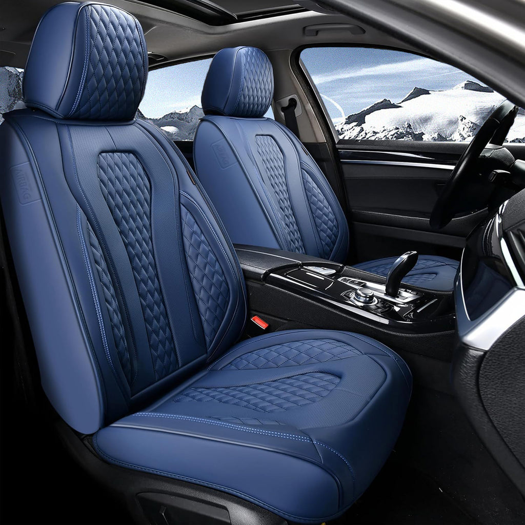 Amancarport Nappa Leather Car Seat Cover Universal Fit for Most Vehicles