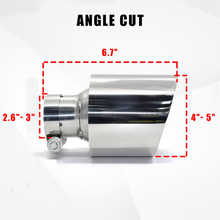 Load image into Gallery viewer, 5" Exhaust Tips for Dodge Charger/Pickup – Chrome or Black Finish, Bolt-On Upgrade