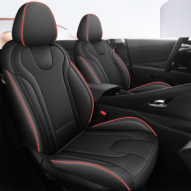 Luxury Leather Car Seat Cover Full Set For Hyundai Elantra (2011-2026)