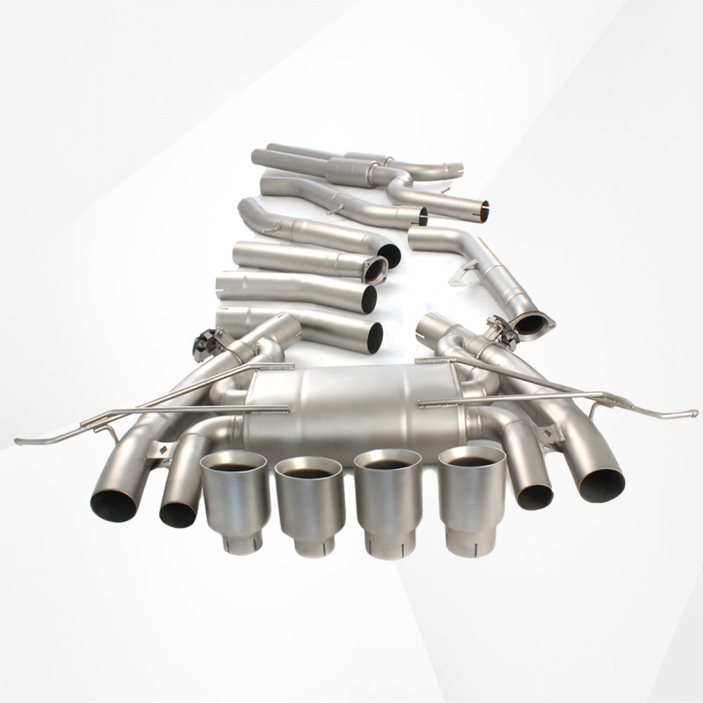 Catback Exhaust for BMW G80 G82 M3/M4 (2021+) – Stainless or Titanium, Dual Midpipes