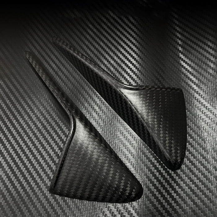 Real Carbon Fiber Side Camera Covers for Tesla Model 3/Y (2017-2024) – Turn Signal Covers (2PCS)