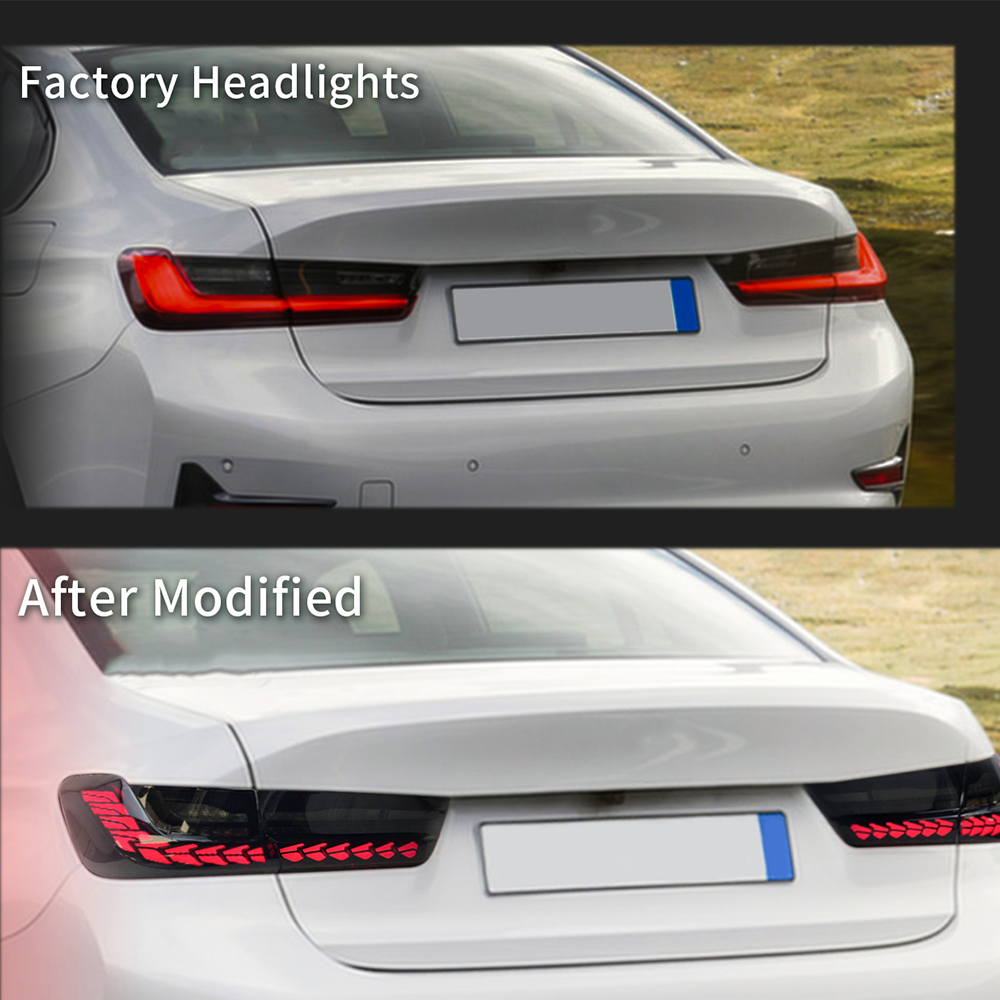 LED Taillight Assembly for BMW 3 Series G20/G28 (2019–2022) – Sequential Turn Signal, Plug & Play