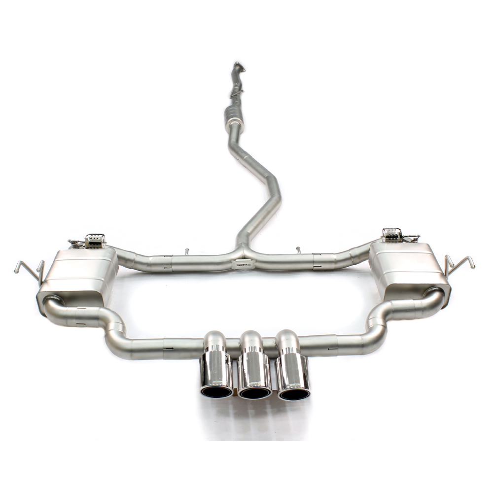 For 2016–2019 Honda Civic 1.5T Center Triple Tip Valve-Controlled Catback Exhaust – Stainless Steel / Titanium Option