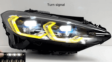 Load image into Gallery viewer, Laser Style Headlights for BMW 4 Series G22 G23 G26 G8x M3 M4 (2021 - Present) Assembly Upgrade, Amber DRL