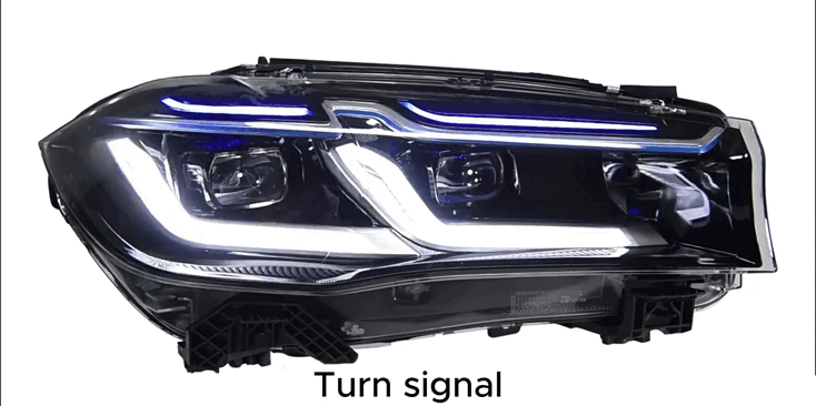 For BMW X5 F15 2014–2018 LED ThunderEye Headlights Assembly