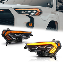 Load image into Gallery viewer, 2014–2024 Toyota 4Runner LED Projector Headlights with Sequential Turn Signals &amp; Start-up Animation (Pair)