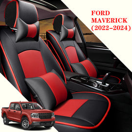 Custom Fit Leather Seat Covers for Ford Maverick (2022–2024) – Full Set