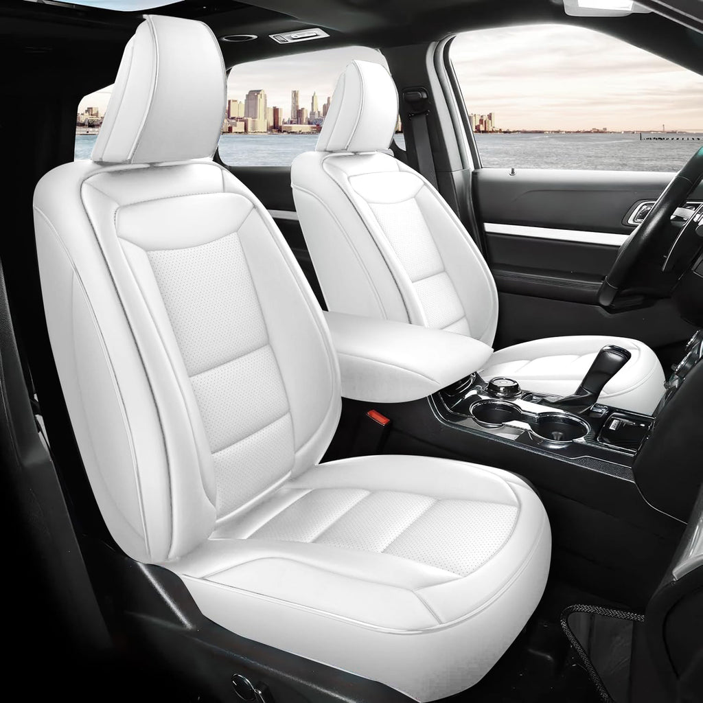 Amancarport Custom Fit Car Seat Covers Full Set For Ford Explorer 6-7 Seats (2020-2025)