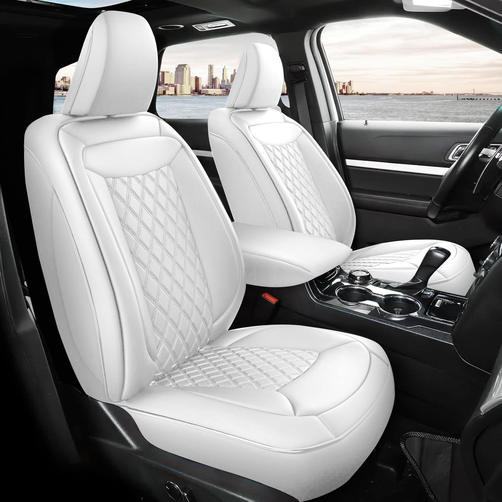 Amancarport Custom Fit Car Seat Covers Full Set For Ford Explorer 6-7 Seats (2020-2025)