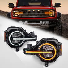 Load image into Gallery viewer, For Ford Bronco LED Projector Headlights 2021–2025 Fits All Trim Levels and Raptor 2/4 Door Pair