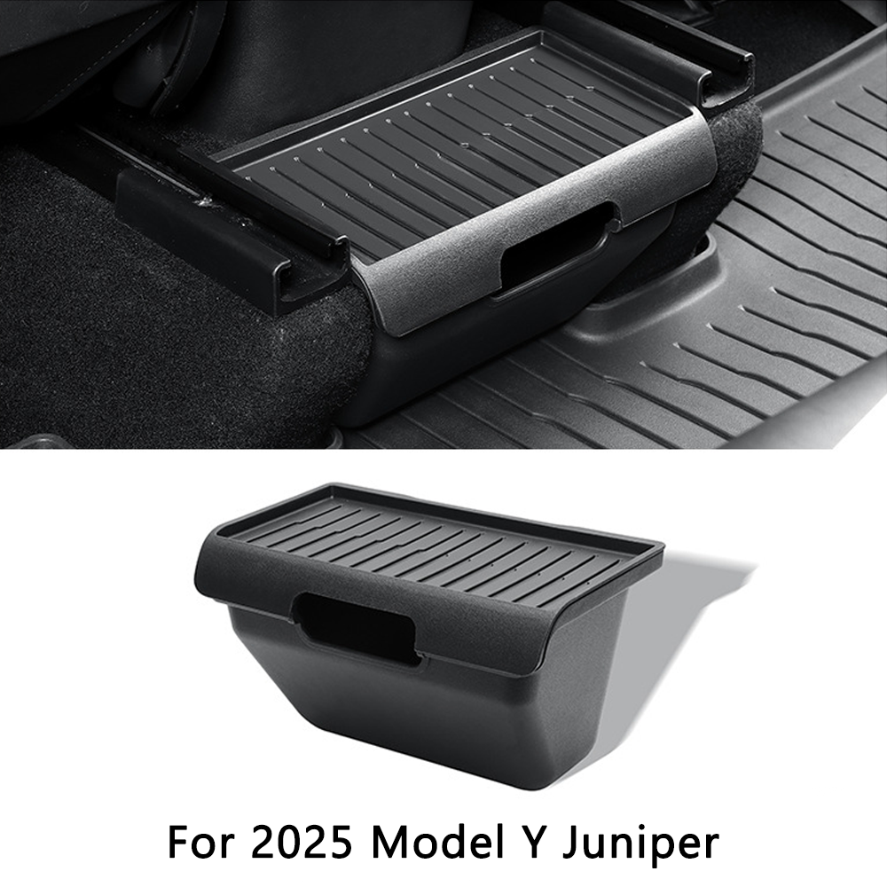 Tesla Model 3/Y Custom Storage Organizer 10-Piece Set - Highland/Juniper Floor Mats+Trunk Bucket+Phone Holder