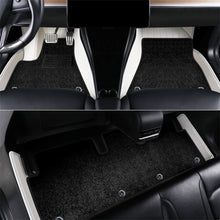 Load image into Gallery viewer, Tesla Model 3/Y/Highland/Juniper All-Weather Leather Floor Mats Interior Liners