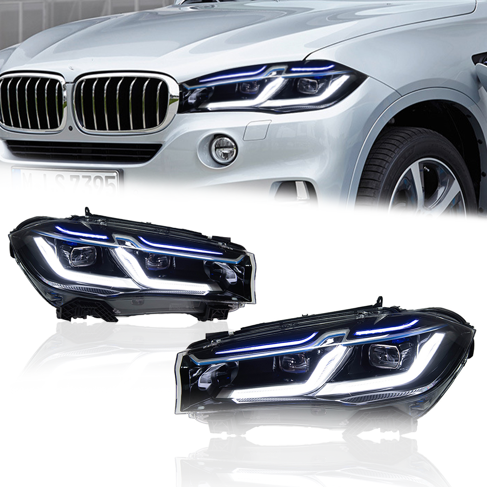 For BMW X5 F15 2014–2018 LED ThunderEye Headlights Assembly
