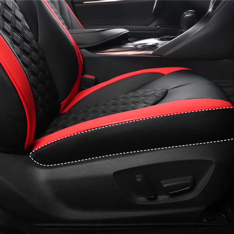 Custom for Toyota Camry(2018-2024) Sport Style Leather Car Seat Cover Full Set