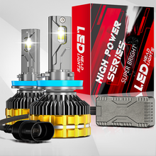 Load image into Gallery viewer, LED Headlight Bulbs, H11/H4/9005 (HB3)/9006 (HB4) Compatible, 300W 30000 LM 6500K (2-Pack)