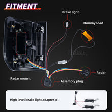 Load image into Gallery viewer, LED Tail Lights for Jeep Gladiator JT 2019–2025 – Black Housing, Red Lens, Plug &amp; Play