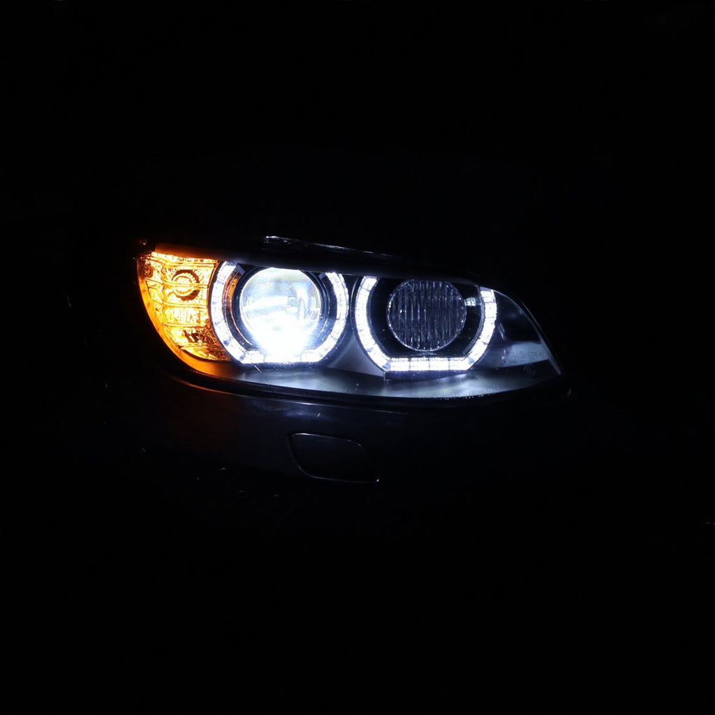 LED DTM Halo Headlights for BMW E92/E93 3 Series 2007–2010 328i 330i 335i M3 Coupe