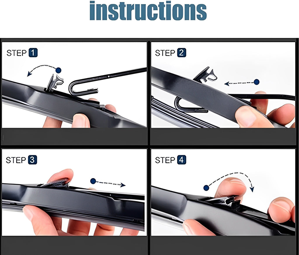 Windshield Wiper Blades (2-Pack) - Exact Fit for Toyota Camry, Corolla, RAV4, Highlander, Tacoma, Tundra, 4Runner
