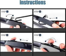 Load image into Gallery viewer, Windshield Wiper Blades (2-Pack) - Exact Fit for Toyota Camry, Corolla, RAV4, Highlander, Tacoma, Tundra, 4Runner