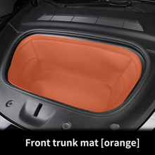Load image into Gallery viewer, Leather Trunk Mats for Tesla Model 3/Y, Front &amp; Rear, Waterproof, Scratch-Resistant, Easy to Clean