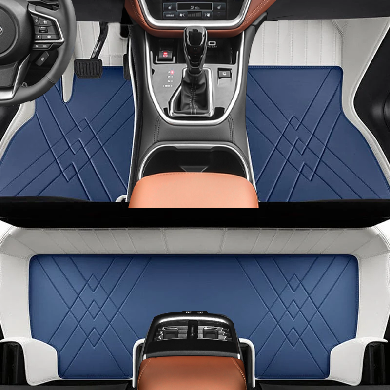 Custom Leather All-Weather Floor Mats for Subaru Forester, Crosstrek, Outback and Impreza (2009-2025)