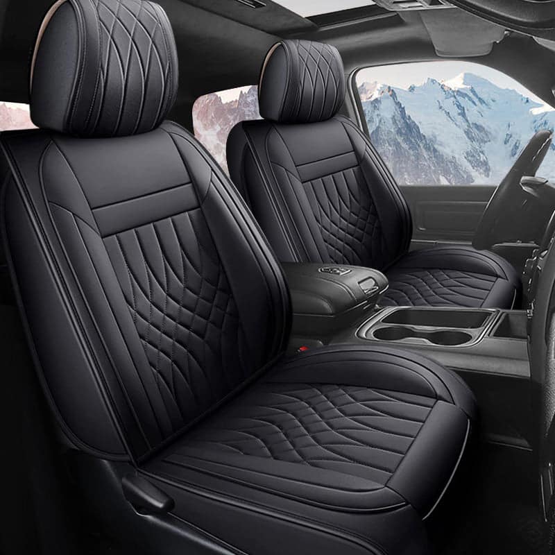 Custom For Dodge Ram Car Seat Covers Full Set Compatible with Ram 1500(2009-2025), Ram 2500(2010-2025), Ram 3500(2010-2025)