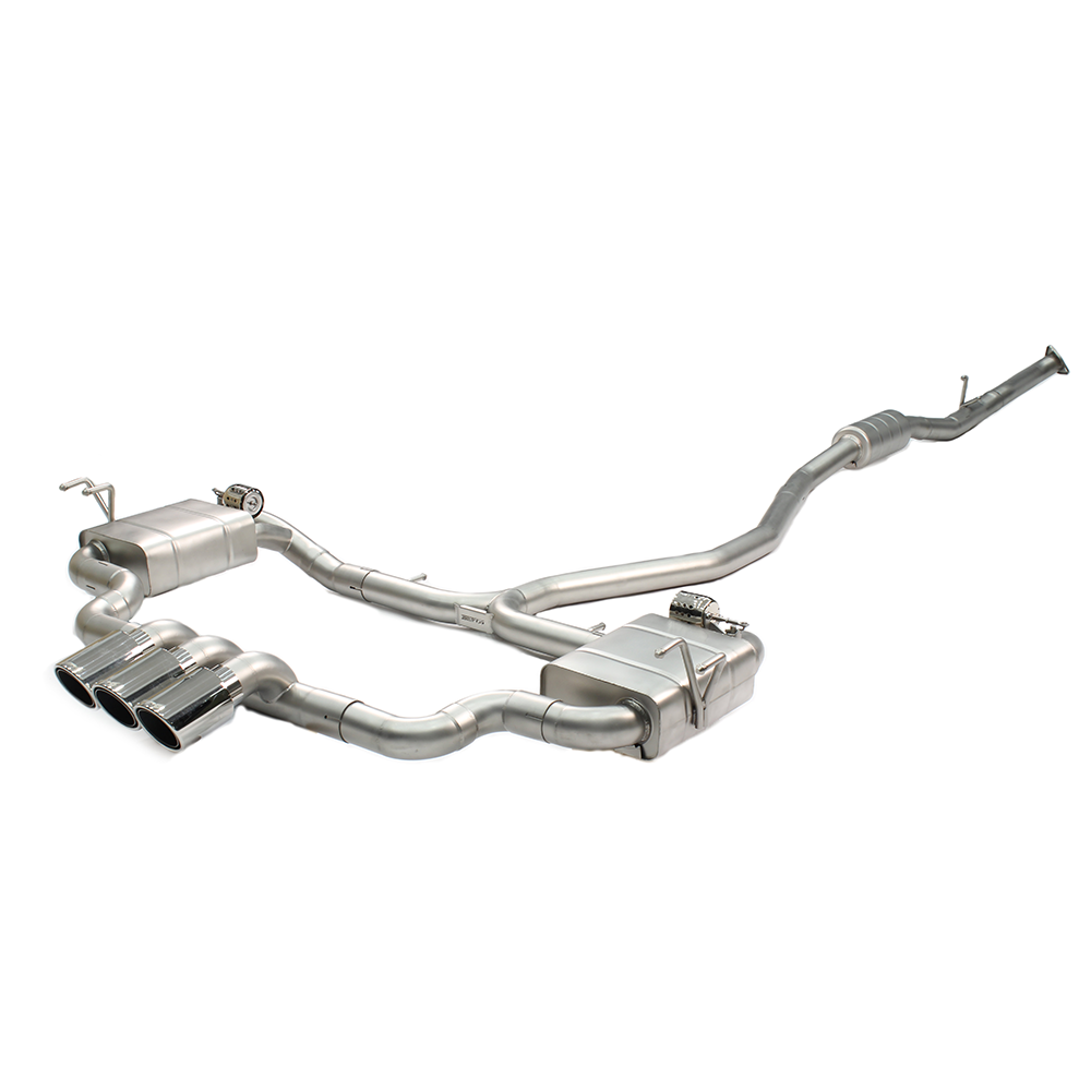 For 2016–2019 Honda Civic 1.5T Center Triple Tip Valve-Controlled Catback Exhaust – Stainless Steel / Titanium Option