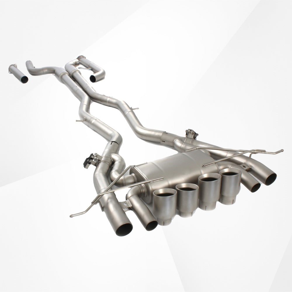 Catback Exhaust for BMW G80 G82 M3/M4 (2021+) – Stainless or Titanium, Dual Midpipes